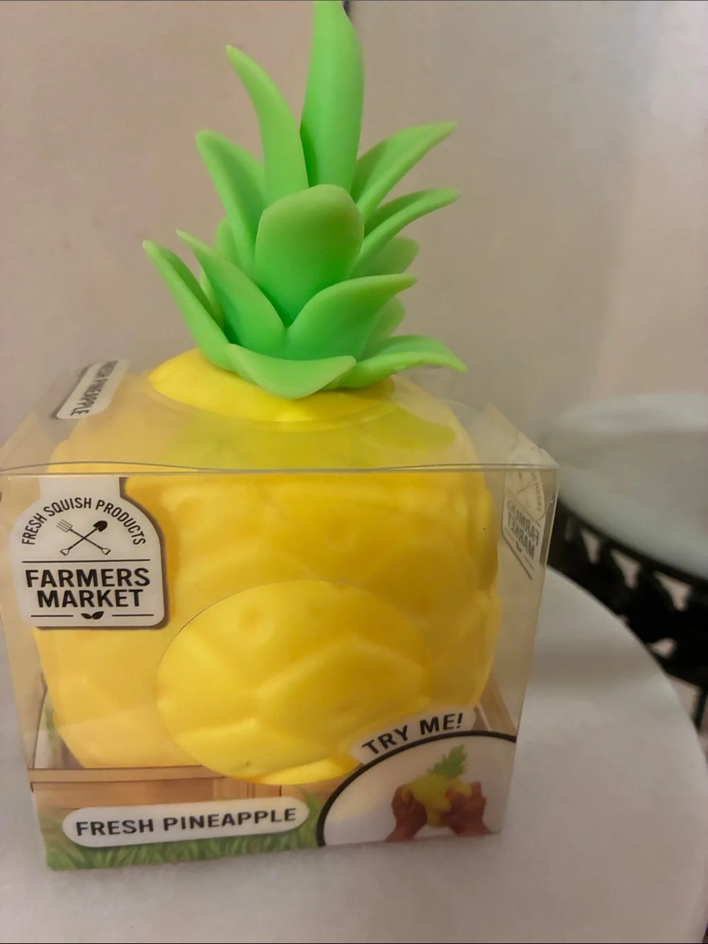 Fresh Pineapple Yellow Squishy Stress Toy